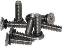 Hammond Electronics 1590WMS100 Reserveschroef RVS Natuur 100 stuk(s) - thumbnail