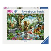 Ravensburger Legpuzzel avonturen in de jungle, 1000st. - thumbnail
