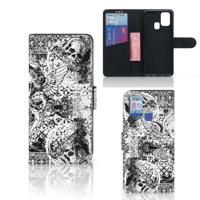 Telefoonhoesje met Naam Samsung Galaxy M31 Skulls Angel - thumbnail