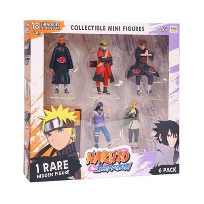 NARUTO SHIPPUDEN FIGURES - 6 PACK DELUXE EDITION VER. D