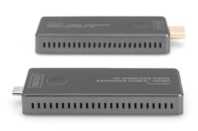 Digitus DS-55324 Draadloze HDMI-set 30 m 3840 x 2160 Pixel Geïntegreerde LED-weergave, Mobiele variant Digitus DS-55324 Draadloze HDMI-set 30 m 3840 x 2160 Pixel Geïntegreerde LED-weergave, Mobiele variant
