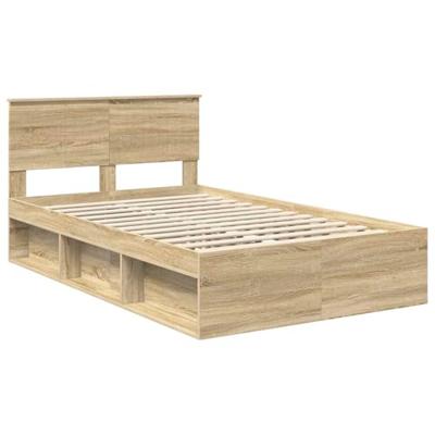 Bedframe met hoofdeinde Sonoma 120 x 200 cm Massief grenenhout