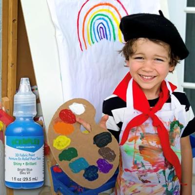 Scribbles • 3d textielverf glanzend 29,5ml blauw