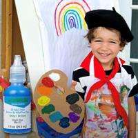 Scribbles • 3d textielverf glanzend 29,5ml blauw - thumbnail