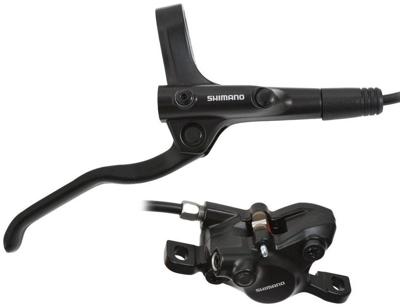 Hydraulische schijfremset Shimano MT200 achter - zonder remschijf - zwart