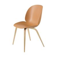 Gubi Beetle eetkamerstoel naturel eiken Amber Brown - thumbnail