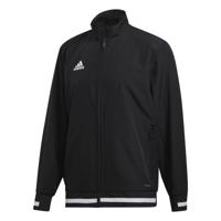 Adidas T19 Woven Jacket Heren Zwart - thumbnail