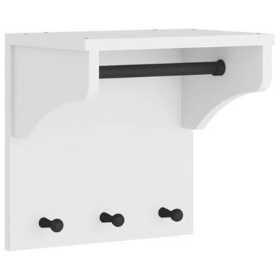 Wandkapstok SANDNES wit 43x30x42 cm massief grenenhout Wandkapstok SANDNES wit 43x30x42 cm massief grenenhout