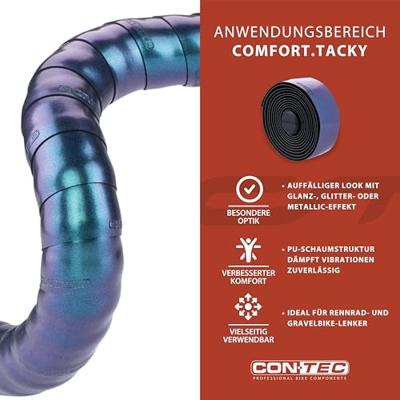 CONTEC stuurlint "comfort.tacky" ct bar tape comfort.tacky chameleon metallic