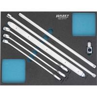 HAZET Gereedschapset 163-371/7 · Buitentwaalfkant tractieprofiel, Buiten-zeskant-profiel, 1/2 inch (12,5 mm) vierkant massief, 3/4 inch (20 mm) - thumbnail