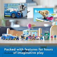 Lego city - 60314 ice cream launcher met politiewagen - thumbnail