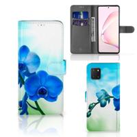 Samsung Note 10 Lite Hoesje Orchidee Blauw - Cadeau voor je Moeder - thumbnail