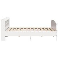 Bedframe zonder matras massief grenenhout wit 180x200 cm - thumbnail