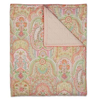 Pip Studio Pip Studio Jabali Flower Quilt - Koraalrood 180x260 cm