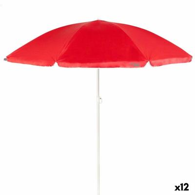Parasol Aktive UV50 Ø 160 cm Polyester Metaal 160 x 166 x 160 cm (12 Stuks)