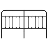 Hoofdbord metaal zwart 160 cm - thumbnail