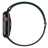 Elastische Solo Loop bandje - Groen - Geschikt voor Apple Watch 38mm / 40mm / 41mm / 42mm - thumbnail