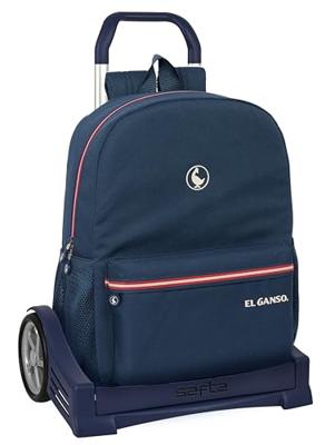 Schoolrugzak met Wielen El Ganso Classic Marineblauw 32 x 43 x 14 cm