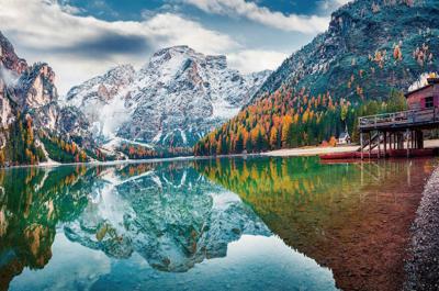 JigSaw Braith Lake Legpuzzel 1000 Stukjes Puzzel 50 x 70 cm Puzzle Vanaf 14+