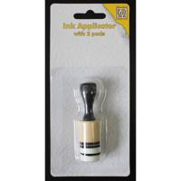 Nellie's Choice • ink applicator round small with 2 pads, for chalk - thumbnail