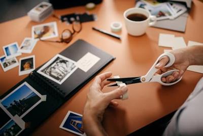 Fiskars non-stick algemene schaar, l: 21 cm, rechtshandig, 1 stuk