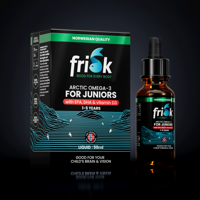 Frisk Omega 3 for juniors lemon 50 Milliliter - thumbnail