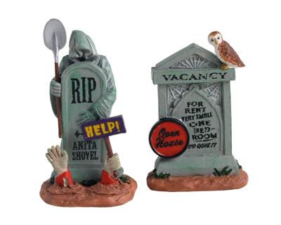 Lemax tombstone duo s/2 accessoire Spooky Town 2021