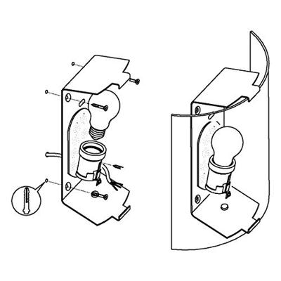 Eglo WandlampGrafik 21cm wit - 84028