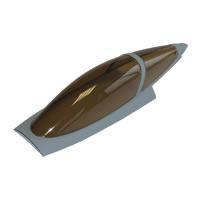 FMS - F16 Fighting Falcon Canopy W/Magnets Plastic (Grey) (FS-FE305G) - thumbnail