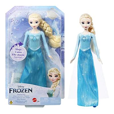 Disney De ijskoningin zingende pop (Elsa)