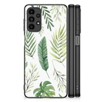 Samsung Galaxy A13 4G Bloemen Hoesje Leaves - thumbnail