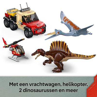 LEGO Jurassic World Spinosaurus en Quetzalcoatlus luchtmissie 76976 - thumbnail