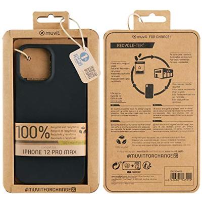 Telefoonhoes Muvit for Change iPhone 12 Pro Max Zwart iPhone 12 Pro Max Telefoonhoes Muvit for Change iPhone 12 Pro Max Zwart iPhone 12 Pro Max