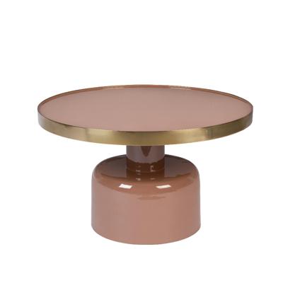 Zuiver Ronde Salontafel 'Glam' 60cm, kleur Roze Zuiver Ronde Salontafel 'Glam' 60cm, kleur Roze