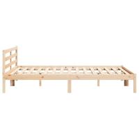 Bedframe Bruin 208.6 x 157.6 x 69.4 cm Massief grenenhout - thumbnail
