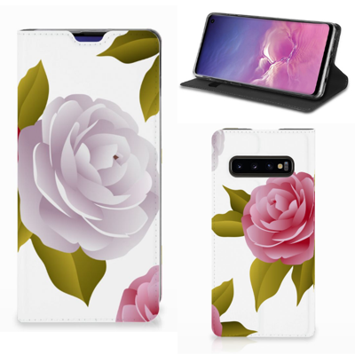 Samsung Galaxy S10 Smart Cover Roses Samsung Galaxy S10 Smart Cover Roses