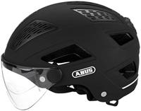 Abus helm hyban 2.0 ace velvet zwart l 56-61cm - thumbnail