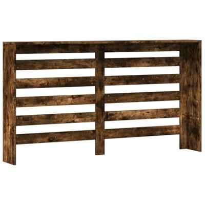 Radiatorombouw 149x20x82 cm bewerkt hout gerookt eikenkleurig Radiatorombouw 149x20x82 cm bewerkt hout gerookt eikenkleurig
