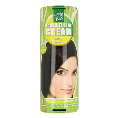 Hennaplus Colour Cream 03 Dark Brown Hennaplus Colour Cream 03 Dark Brown