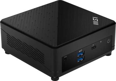 MSI Cubi 5 12M-003EU Desktop-PC, CPU i5-1235U, Intel UHD Graphics, DDR4 8GB, 512G M.2 PCIe SN540, Windows 11 Home, zwart