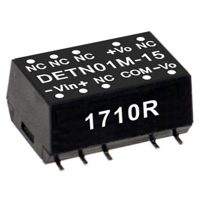 MEAN WELL DETN01L-05 DC/DC-convertermodule 100 mA 1 W Aantal uitgangen: 2 x Inhoud 1 stuk(s) MEAN WELL DETN01L-05 DC/DC-convertermodule 100 mA 1 W Aantal uitgangen: 2 x Inhoud 1 stuk(s)