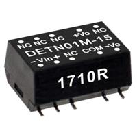 MEAN WELL DETN01L-05 DC/DC-convertermodule 100 mA 1 W Aantal uitgangen: 2 x Inhoud 1 stuk(s) - thumbnail