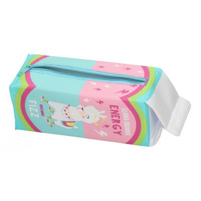 Blueprint Collections etui Lama roze/blauw 20 x 7,5 cm Blueprint Collections etui Lama roze/blauw 20 x 7,5 cm