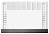 Sigel H6365 Bureau onderlegger Papier Weekplanner Met beschermflap (b x h) 59.50 cm x 41 cm 2026, 2027 40 vellen - thumbnail