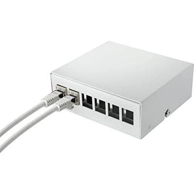 Renkforce 6 poorten Consolidation Point Box voor Keystone Module Zonder connectoren Aansluittechniek: Keystone module Renkforce 6 poorten Consolidation Point Box voor Keystone Module Zonder connectoren Aansluittechniek: Keystone module