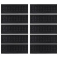 VidaXL Trapmatten 10 st 25x75 cm rubber - thumbnail