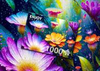 Flowers in the Rain Puzzel 1000 Stukjes - thumbnail