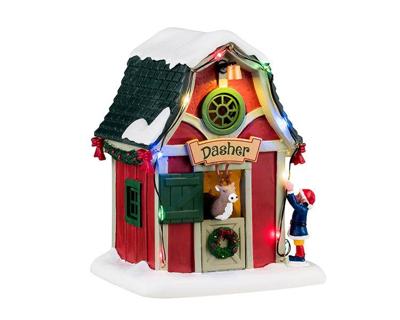Dasher's Den 12x14x19 cm Kersthuisje LEMAX - Lemax Dasher's Den 12x14x19 cm Kersthuisje LEMAX - Lemax