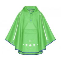 Playshoes regenponcho met tas Groen-L - thumbnail