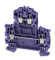 Weidmüller 1068090000 Doorgangsserieklem Schroeven Violet 100 stuk(s) Piece - thumbnail